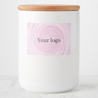 Étiquette Pour Bocaux Joli Tourbillon Rose Pastel