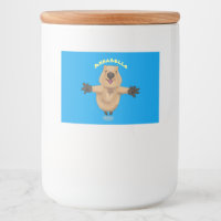 Joyeux sauter quokka dessin animé