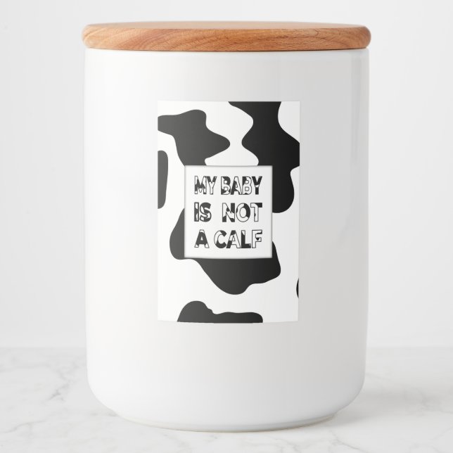 Étiquette Pour Bocaux Lait de vache (Devant)