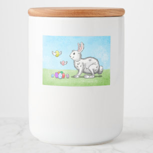 Étiquette Pour Bocaux Les œufs de Pâques de Bunny
