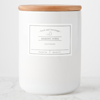 Étiquette Pour Bocaux Nourritures