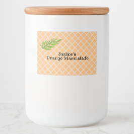 Étiquette Pour Bocaux Orange Marmalade