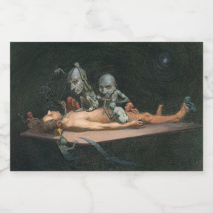 Étiquette Pour Bocaux Près De L'Expérience De La Mort Voir Le Mal Esprit