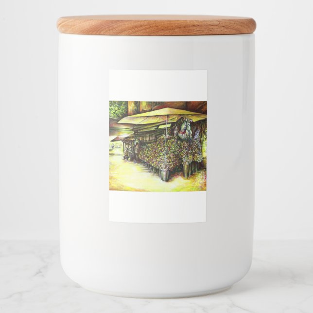 Étiquette Pour Bocaux Pris la possession d'options (Devant)