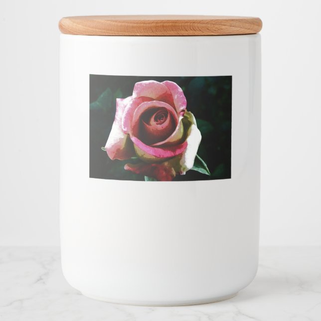 Étiquette Pour Bocaux rose (Devant)