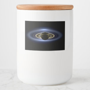 Étiquette Pour Bocaux Saturne éclipse le Soleil vu de l'orbiteur Cassini