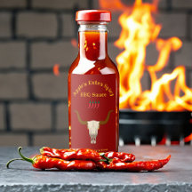 Sauce barbecue au crâne de vache flamboyante