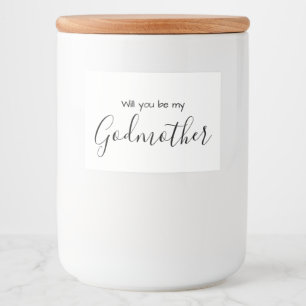 Étiquette Pour Bocaux Seras-Tu Ma Bougie De Mère Godmère ?