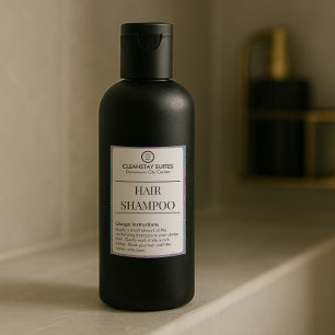 Étiquette Pour Bocaux Shampooing cheveux Amenties imperméable Conteneur