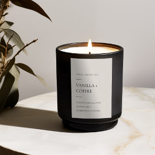 ÉTIQUETTE POUR BOCAUX SIMPLE OEUF DUSKY IVORY BLANC MINIMAL MODERNE BOUG