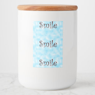 Étiquette Pour Bocaux Sourire