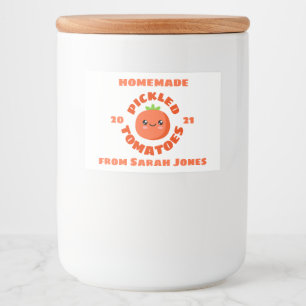 Étiquette Pour Bocaux Tomates marinées maison