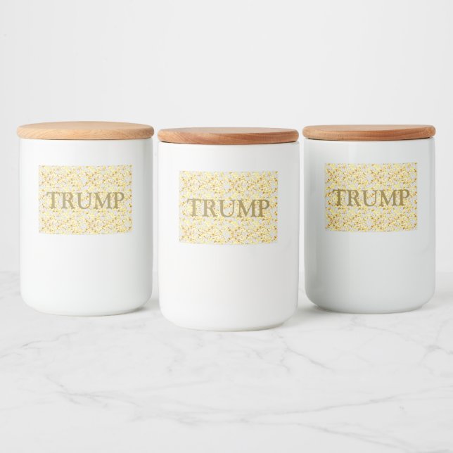 ÉTIQUETTE POUR BOCAUX TRUMP  (Bouteilles)