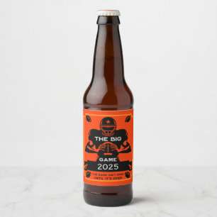 Étiquette Pour Bouteilles De Bière American Football TV
