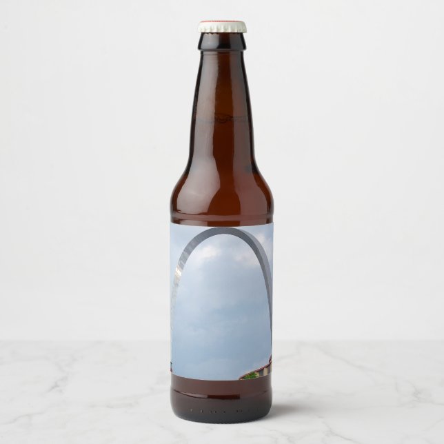 Étiquette Pour Bouteilles De Bière Arc Saint-Louis (Devant)