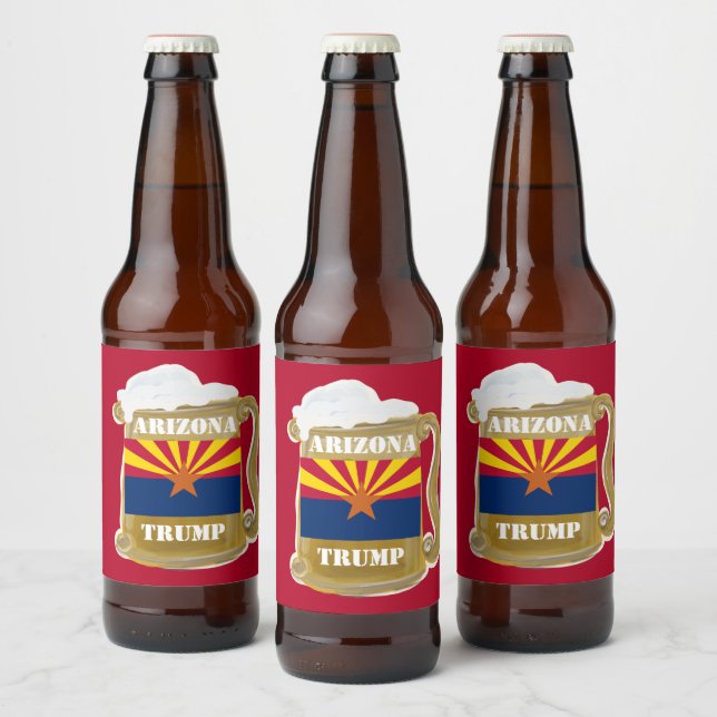 ÉTIQUETTE POUR BOUTEILLES DE BIÈRE ARIZONA (Bouteilles)