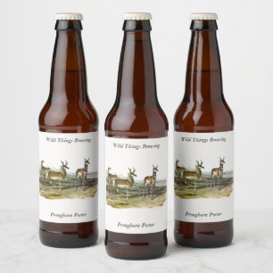 Étiquette Pour Bouteilles De Bière Baie d'Hudson (Collared Ungava) Lemming par Audubo