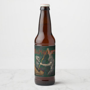 Étiquette Pour Bouteilles De Bière Baphomet (nom et style)