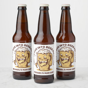 Étiquette Pour Bouteilles De Bière Bière de texte personnalisé amusante