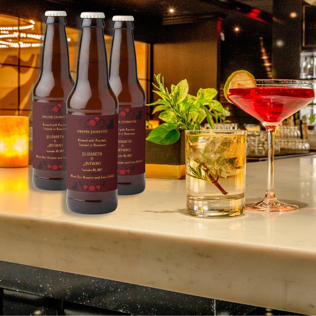 Étiquette Pour Bouteilles De Bière Brew enchanté (Créateur téléchargé)