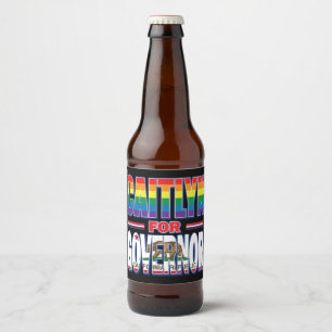 Étiquette Pour Bouteilles De Bière Caitlyn Jenner, gouverneur