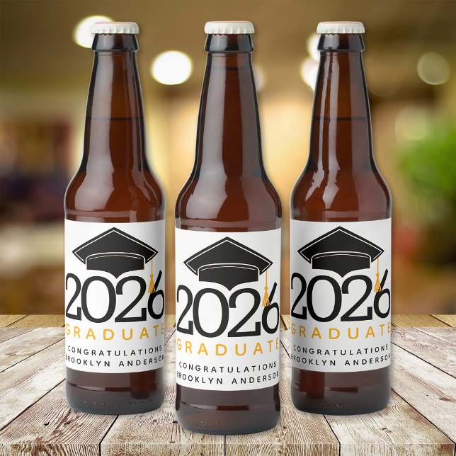 Étiquette Pour Bouteilles De Bière Classe de fin d'études de 20XX (Créateur téléchargé)