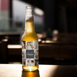 Étiquette Pour Bouteilles De Bière Collection Famille Moderne Photo & cadeau personna