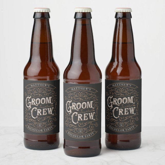 Étiquette Pour Bouteilles De Bière Cool Custom Bachelor (Bouteilles)