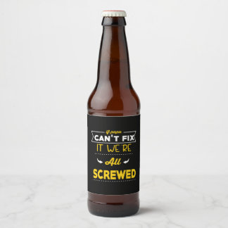Étiquette Pour Bouteilles De Bière Daddy Don Si Papa Ne Peut Pas Réparer