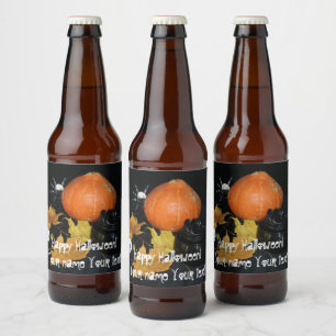 Étiquette Pour Bouteilles De Bière Décor Halloween
