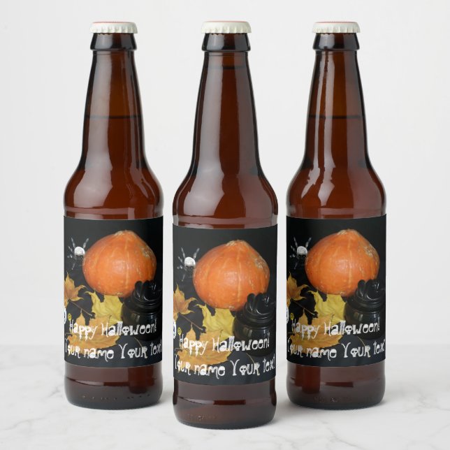 Étiquette Pour Bouteilles De Bière Décor Halloween (Bouteilles)
