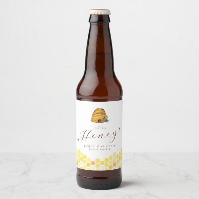 Étiquette Pour Bouteilles De Bière Étiquette de bouteille de bière pour enterrement d (Devant)