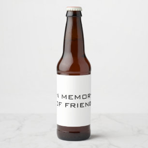 Étiquette Pour Bouteilles De Bière Étiquette de fête de la bouteille de bière