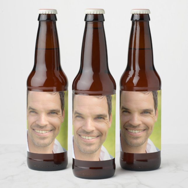 Étiquette Pour Bouteilles De Bière Faites votre propre photo (Bouteilles)