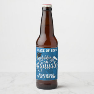 Étiquette Pour Bouteilles De Bière Félicitations à la Graduates School Graduates Grad