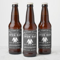 Groomsmen Proposition Bière Étiquette