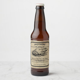 Étiquette Pour Bouteilles De Bière Halloween Bullfrog Slime Apothecary Bière Étiquett