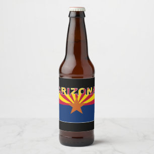 Étiquette Pour Bouteilles De Bière Indicateur de texte Arizona