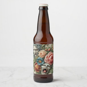 Étiquette Pour Bouteilles De Bière La Sorcière et le Hurlement – Gothique Victorien