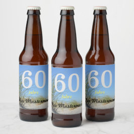 Étiquette Pour Bouteilles De Bière l'anniversaire personnalisé