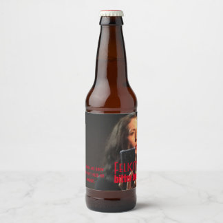 Étiquette Pour Bouteilles De Bière Le Étiquette amer de Felicity