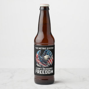 Étiquette Pour Bouteilles De Bière Le système métrique ne peut pas mesurer l'aigle de