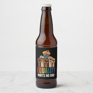 Étiquette Pour Bouteilles De Bière L'égalité ne nuit à personne Fierté LGBTQ Droits d
