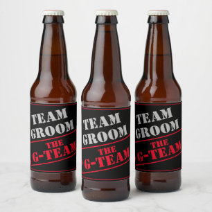 Étiquette Pour Bouteilles De Bière L'équipe G-Team