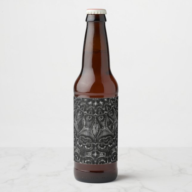 Étiquette Pour Bouteilles De Bière Mandala (Devant)