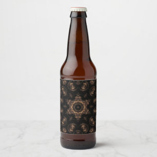 Étiquette Pour Bouteilles De Bière Mandala de l'âge de bronze