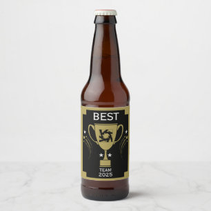 Étiquette Pour Bouteilles De Bière Merci à l'équipe d'entreprise
