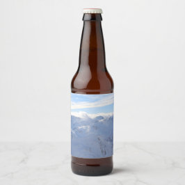 Étiquette Pour Bouteilles De Bière Montagne Alphine