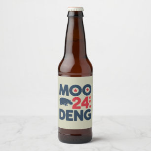 Étiquette Pour Bouteilles De Bière Moo Deng 2024 Moo Deng Moo Deng Bébé Hippopotame M