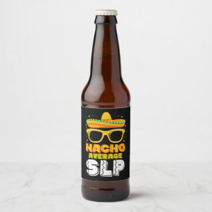 Étiquette Pour Bouteilles De Bière Nacho Moyenne SLP orthophoniste